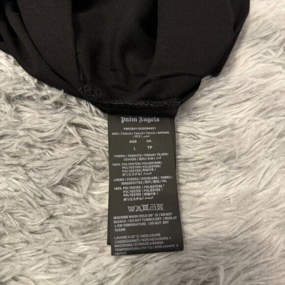 Palm Angels Green Grafitti Star Logo Black T-Shirt Size Large - Picture 4 of 4